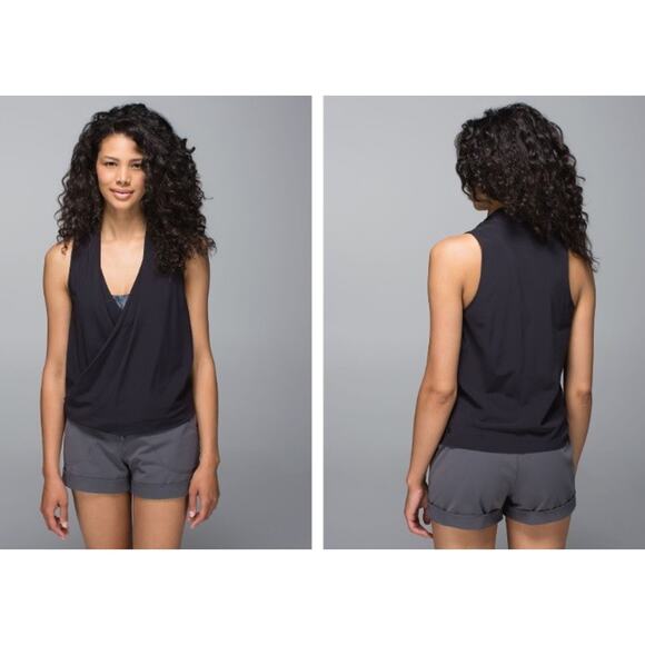 Lululemon Women's Rollin With My Omies Tank Black Sz 8 - Picture 7 of 8